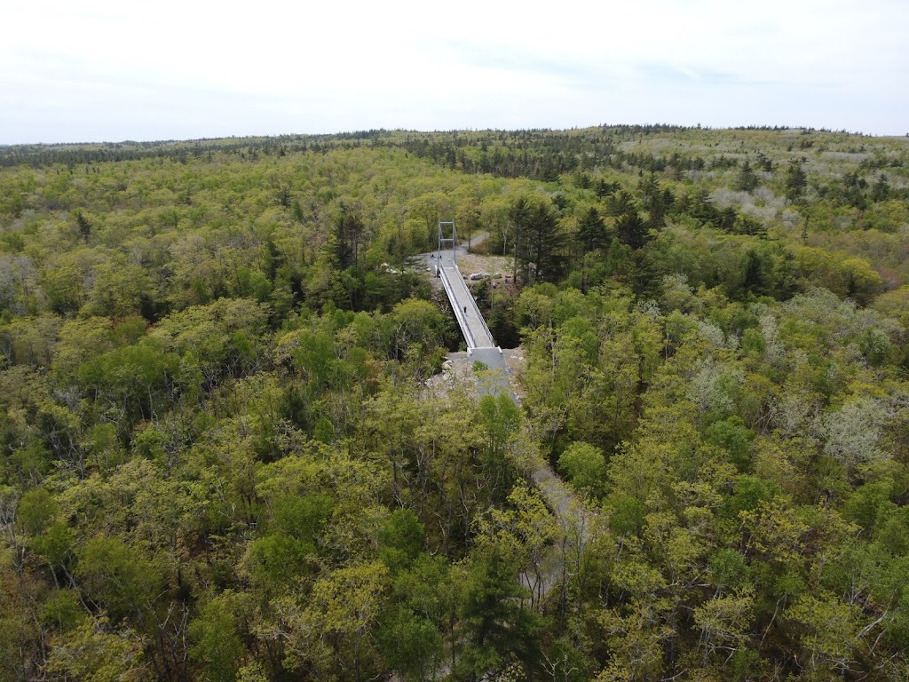 Lake William Trail suspension bridge | 1933, NS-318, Waverley, NS B2R, Canada | Phone: (902) 449-0581