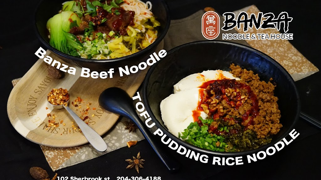 Banza Noodle & Tea House | 102 Sherbrook St, Winnipeg, MB R3C 2B4, Canada | Phone: (204) 306-4188