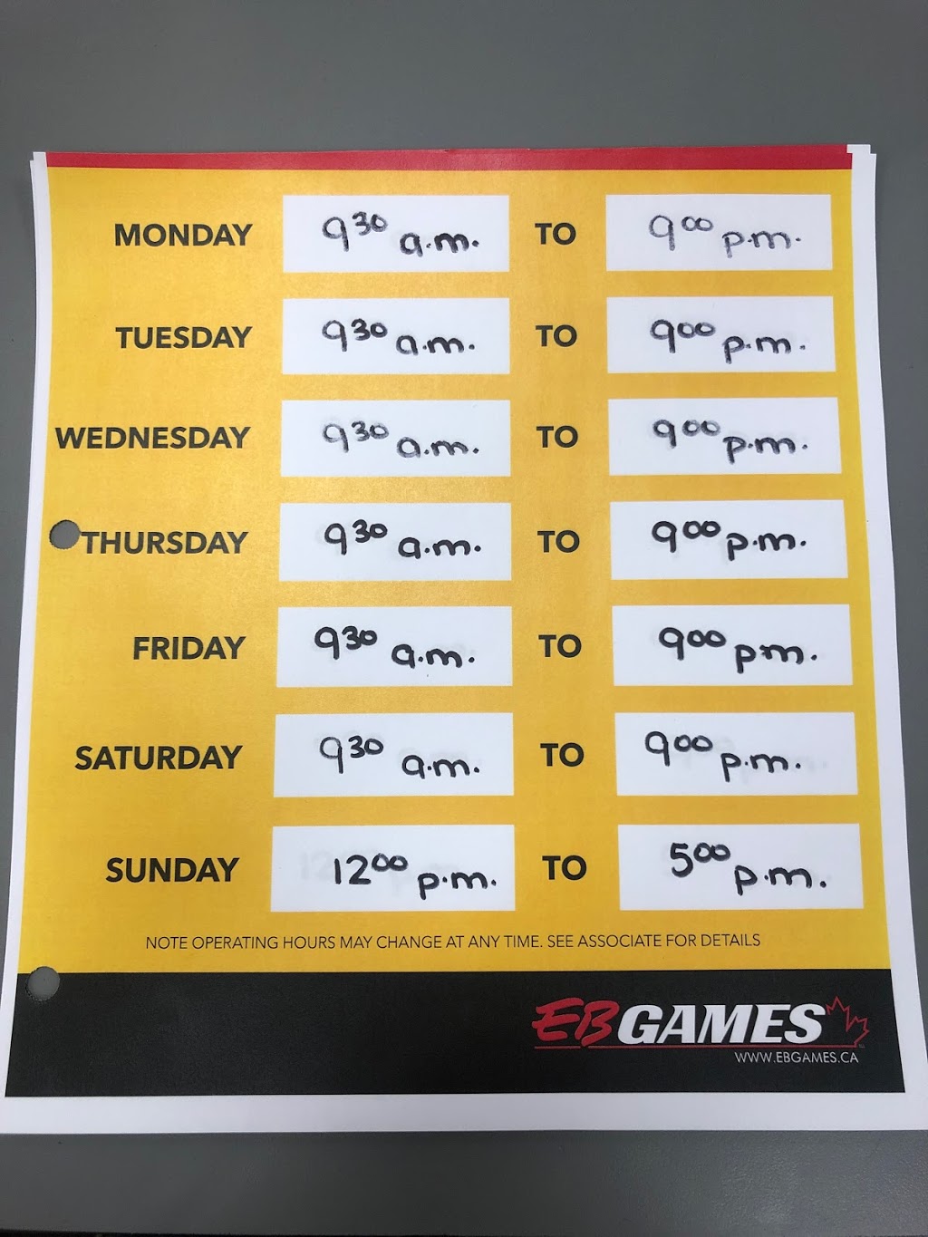 EB Games | Highland Square, 689 Westville Rd, New Glasgow, NS B2H 2J6, Canada | Phone: (902) 752-3317