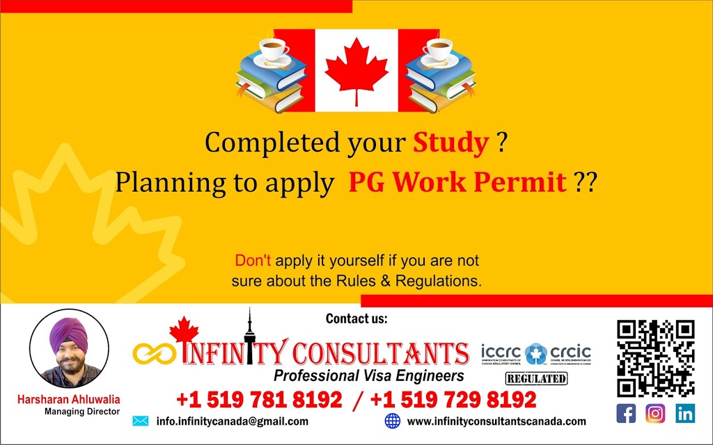 Infinity Academic & Immigration Consultants Inc. | 171 Resurrection Dr Unit-B, Kitchener, ON N2N 3H1, Canada | Phone: (519) 781-8192