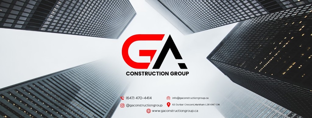 GA CONSTRUCTION GROUP | 63 Dunbar Crescent, Markham, ON L3R 6W7, Canada | Phone: (647) 470-4414