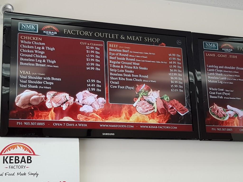 Kebab Factory Outlet | 5757 Kennedy Rd Unit.7-8, Mississauga, ON L4Z 0C5, Canada | Phone: (905) 507-0005