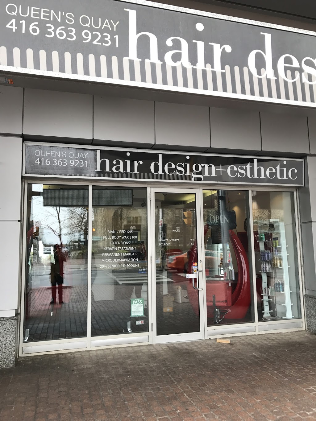 Queens Quay Hair Design | 208 Queens Quay W, Toronto, ON M5J 2Y5, Canada | Phone: (416) 363-9231