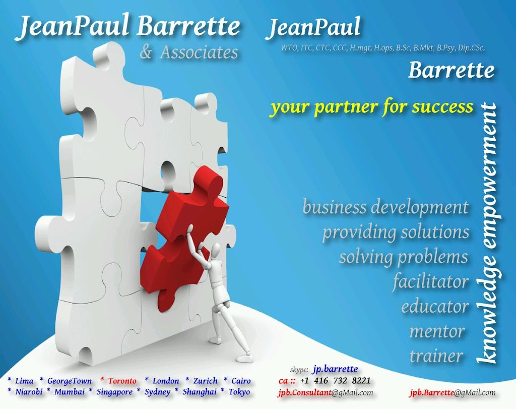 JP BARRETTE & Associates | 1290 Rathburn Rd W suite 507, Mississauga, ON L5C 4E4, Canada | Phone: (416) 732-8221