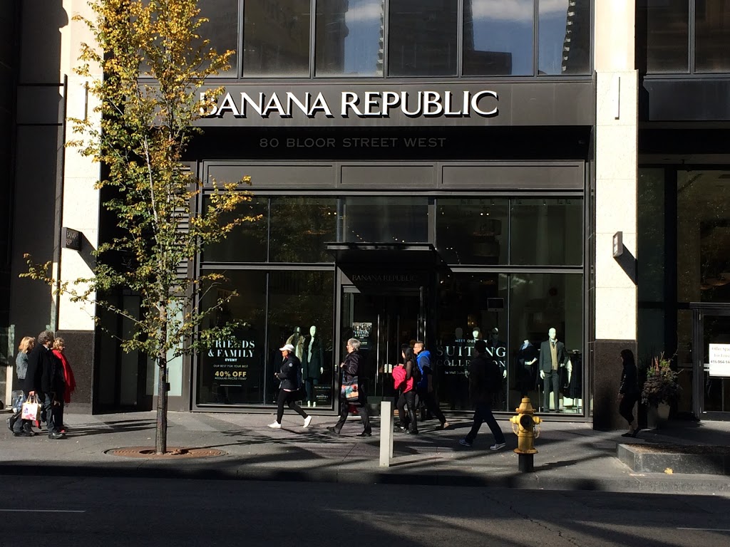 Banana Republic | 80 Bloor St W, Toronto, ON M5S 2V1, Canada | Phone: (416) 515-0018