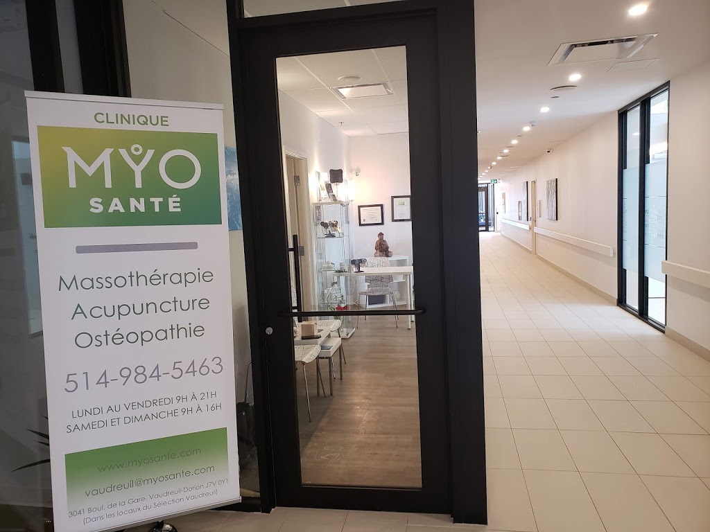 Clinique Myo-Santé, Vaudreuil-Dorion | 3041 Boulevard de la Gare, Vaudreuil-Dorion, QC J7V 0Y1, Canada | Phone: (514) 984-5463