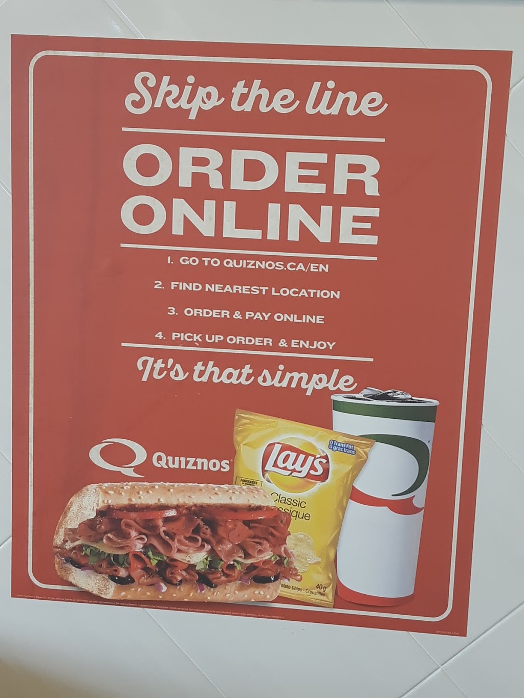 Quiznos | 1000 Alder Ave Suite 100, Sherwood Park, AB T8A 2G2, Canada | Phone: (780) 417-4778