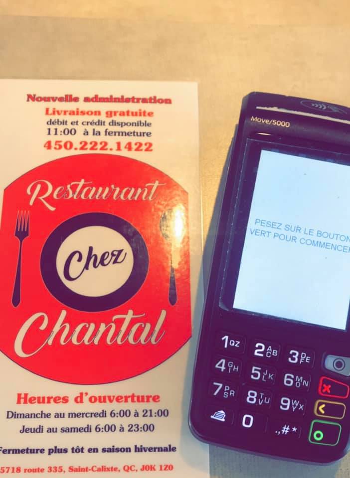 Restaurant Chez Chantal | 5718 QC-335, Saint-Calixte, QC J0K 1Z0, Canada | Phone: (450) 222-1422