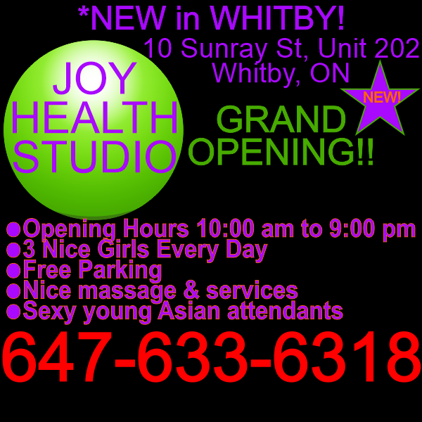 Joy Health Studio | 10 Sunray St #202, Whitby, ON L1N 9B5, Canada | Phone: (647) 633-6318