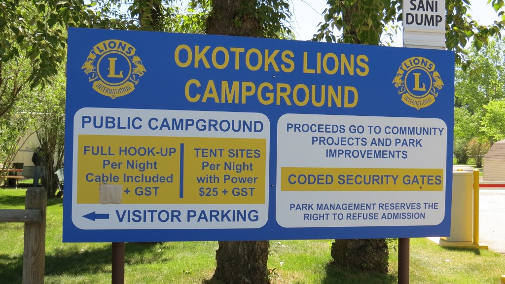 Okotoks Lions Campground | 99 Woodhaven Dr, Okotoks, AB T1S 1L2, Canada | Phone: (403) 938-4282