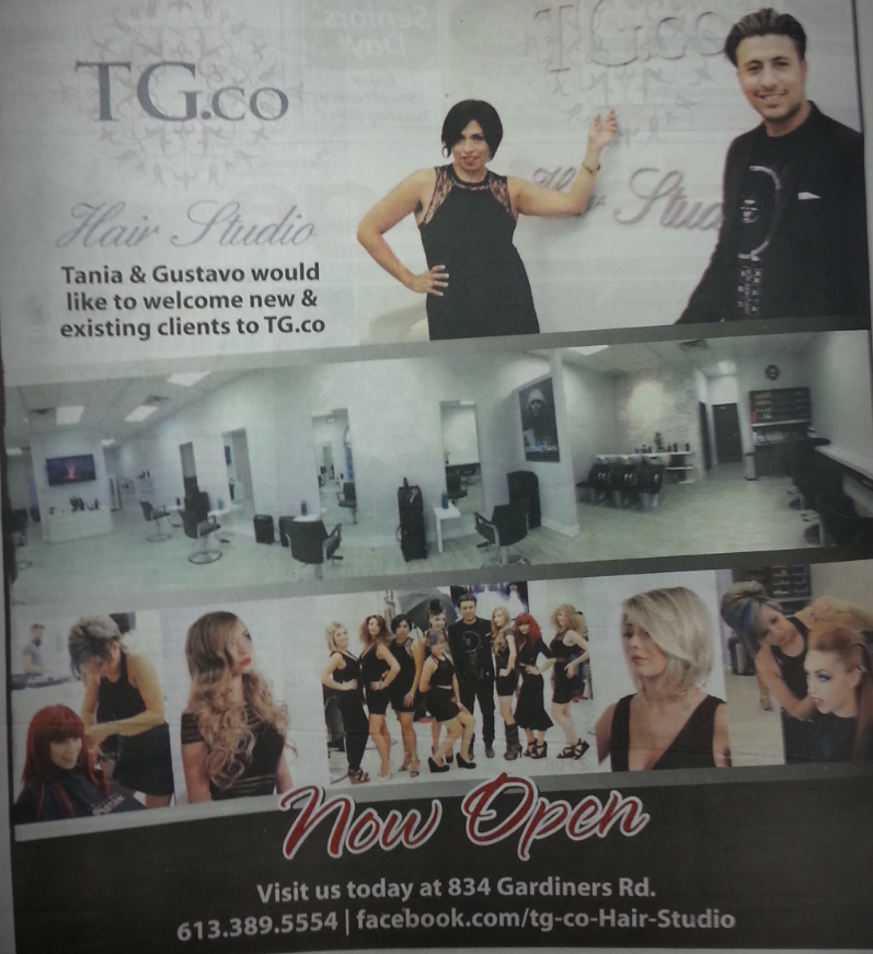 TG.co Hair Studio | 834 Gardiners Rd, Kingston, ON K7M 3X9, Canada | Phone: (613) 389-5554