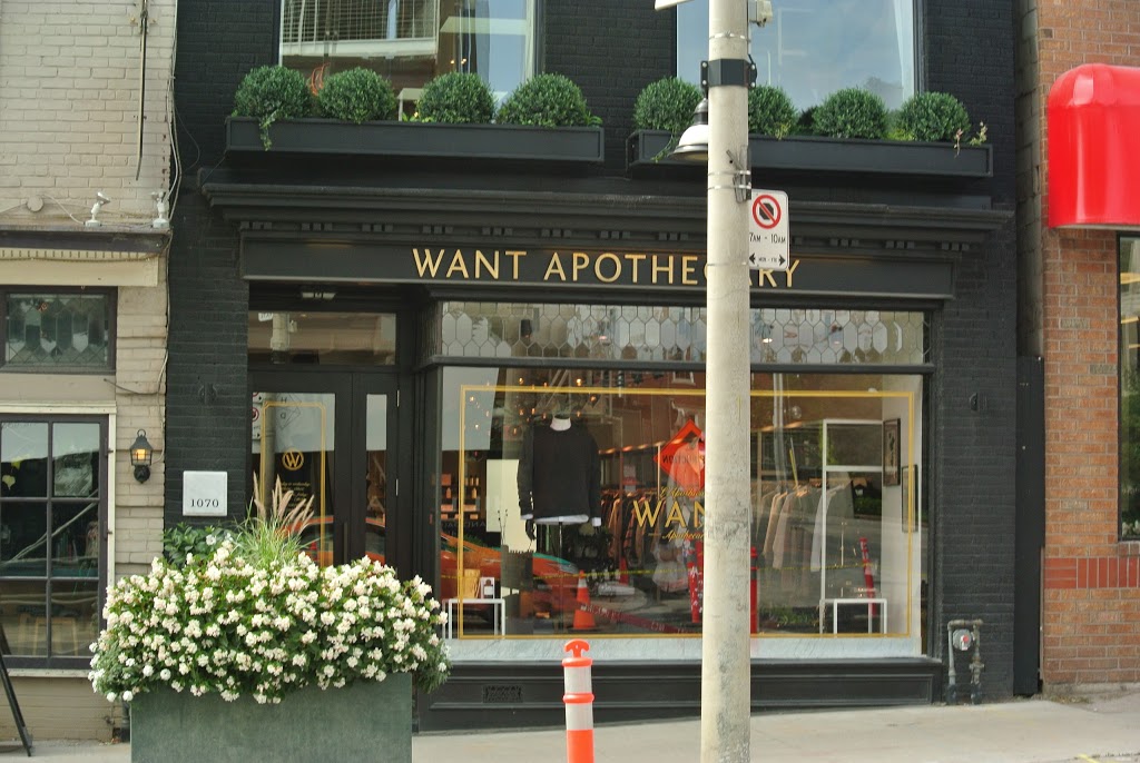 WANT Apothecary, Rosedale | 1070 Yonge St, Toronto, ON M4W 3V7, Canada | Phone: (416) 924-8080