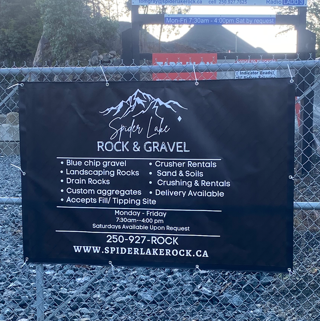 Spider Lake Rock And Gravel Ltd | 2800 Marshland Rd, Qualicum Beach, BC V9K 2L7, Canada | Phone: (250) 927-7625