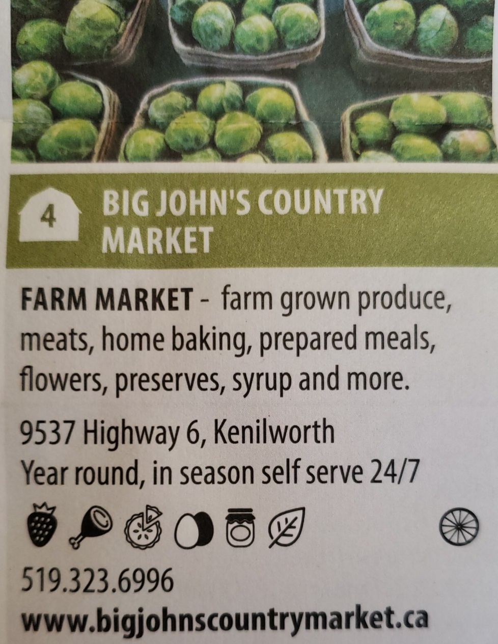 Big Johns Country Market | 9537 ON-6, Mount Forest, ON N0G 2L0, Canada | Phone: (519) 323-6996