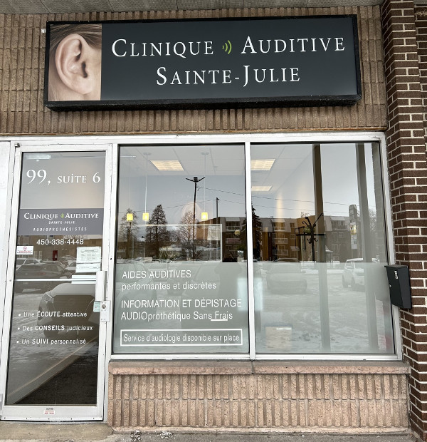 Clinique auditive Sainte-Julie | 99 Bd des Hauts-Bois, Sainte-Julie, QC J3E 0B7, Canada | Phone: (450) 338-4448