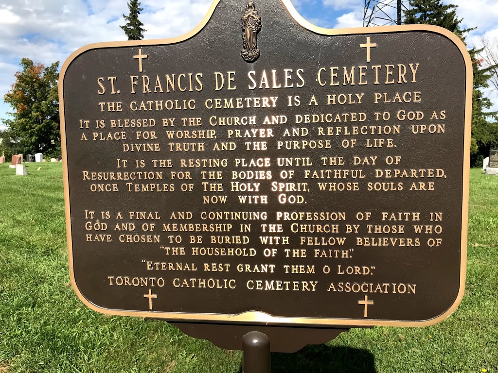 St. Francis de Sales Cemetery | Notion Rd, Pickering, ON L1V 2G3, Canada