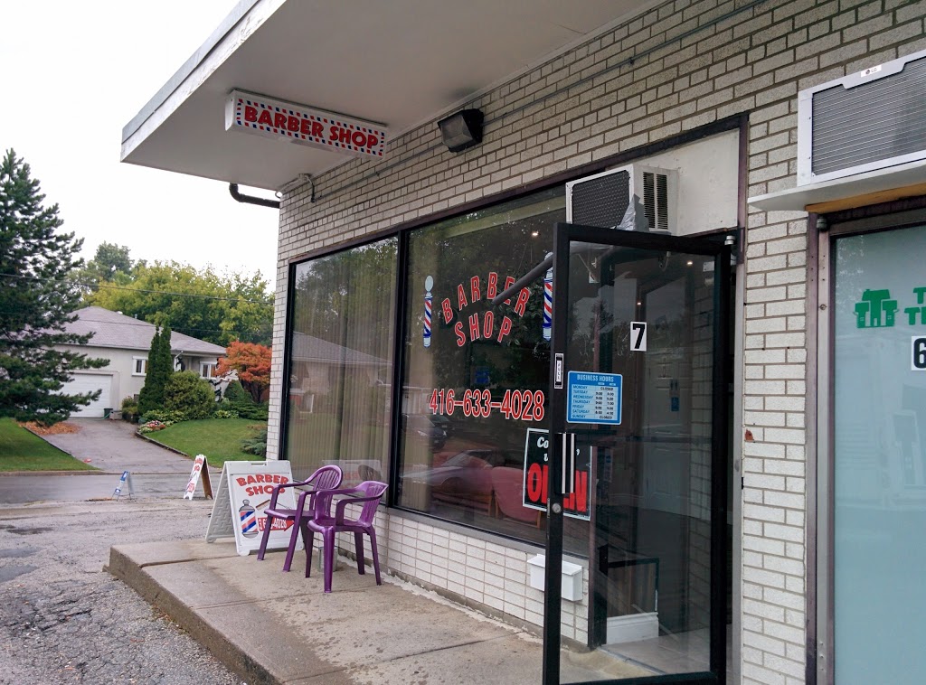 Manor Barber Shop | 181 Cocksfield Ave #7, North York, ON M3H 3T4, Canada | Phone: (416) 633-4028
