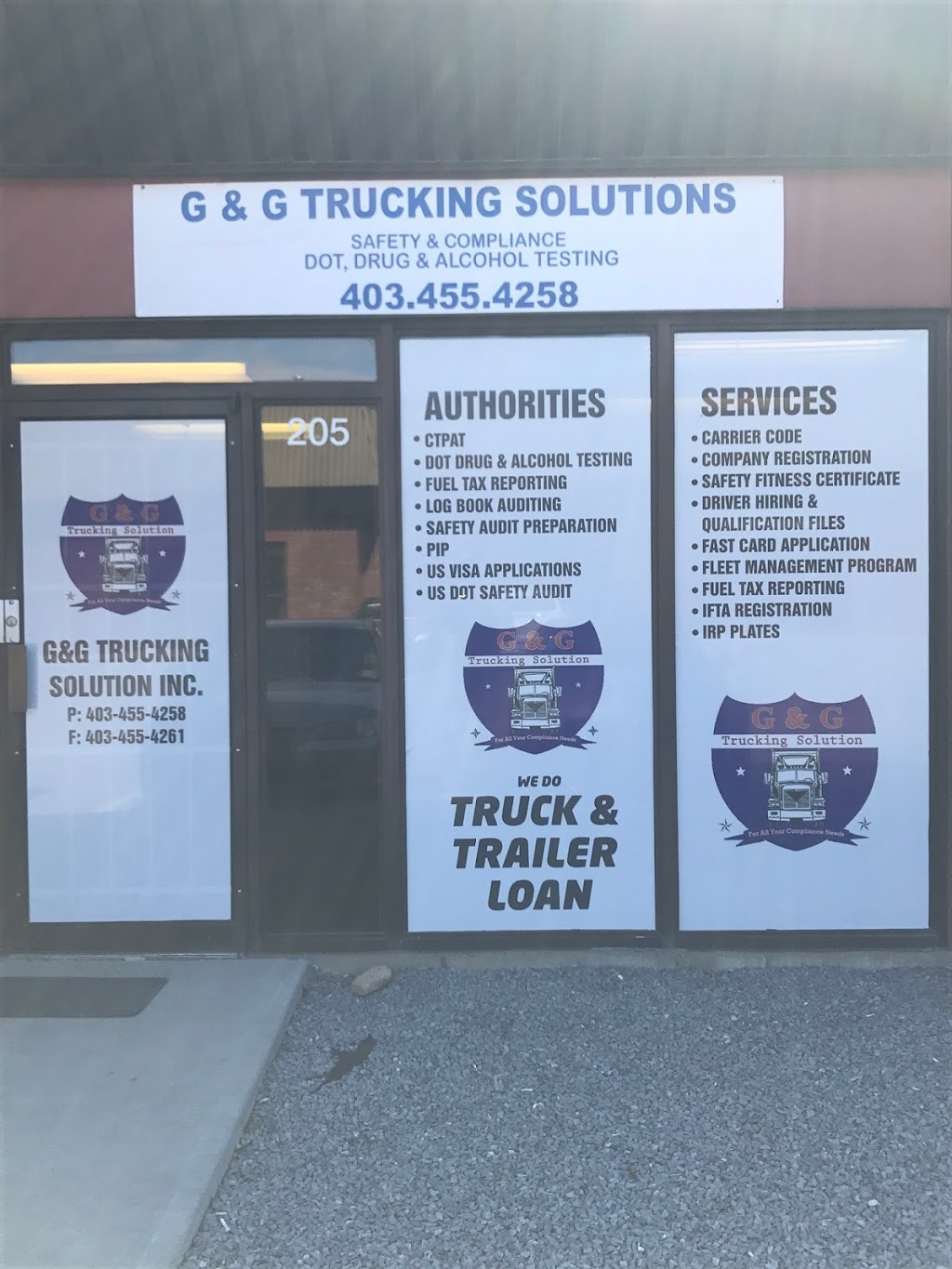 G&G TRUCKING SOLUTION INC | 2835 23 St NE UNIT#205, Calgary, AB T2E 7A4, Canada | Phone: (403) 455-4258