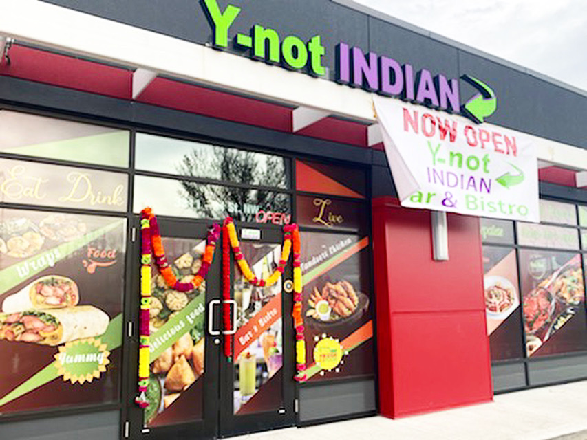 Y-not Indian Bar & Bistro | 3311 34 St NW, Edmonton, AB T6T 2K6, Canada | Phone: (780) 466-0447