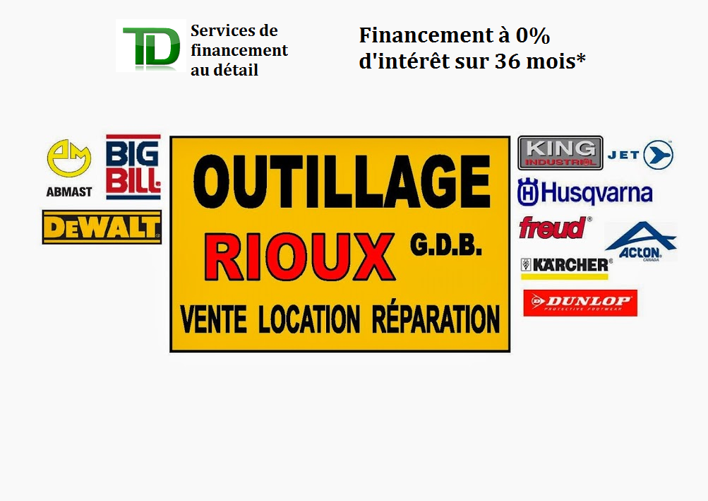 Outillage Rioux G.D.B. | 1291 235 Rte, Bedford, Quebec, QC J0J 1A0, Canada | Phone: (450) 248-3135