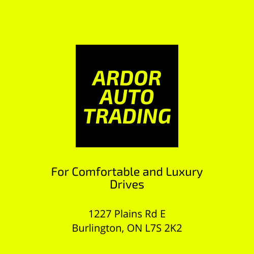 Ardor Auto Trading | 1227 Plains Rd E, Burlington, ON L7S 2K2, Canada | Phone: (365) 885-1124