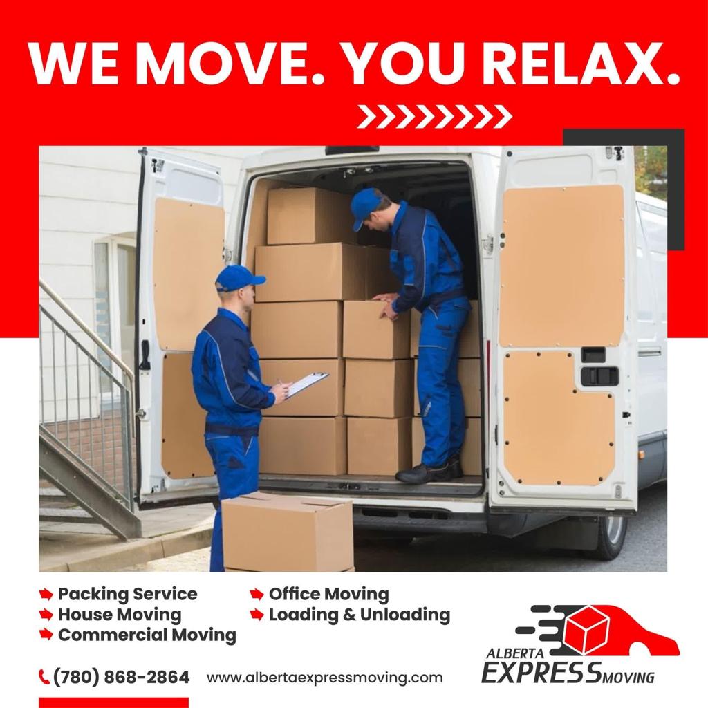 Alberta Express Moving | 17860 61 St NW, Edmonton, AB T5Y 3T3, Canada | Phone: (587) 926-0337