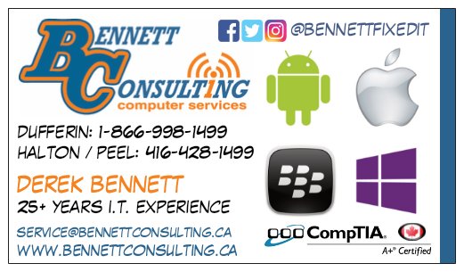 Bennett Consulting Computer Services | 21 Seed House Ln, Georgetown, ON L7G 6K2, Canada | Phone: (416) 428-1499