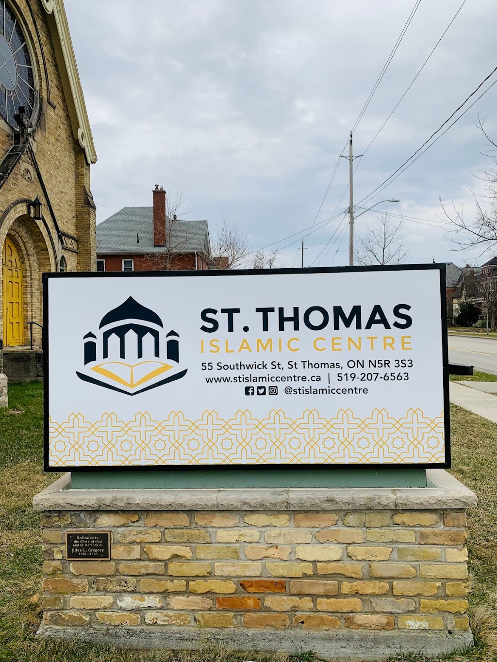 St. Thomas Islamic Centre | 55 Southwick St, St Thomas, ON N5R 3S3, Canada | Phone: (519) 207-6563