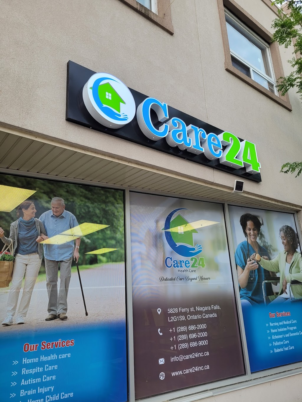 Care24 inc | 5828 Ferry St, Niagara Falls, ON L2G 1S9, Canada | Phone: (289) 696-6777