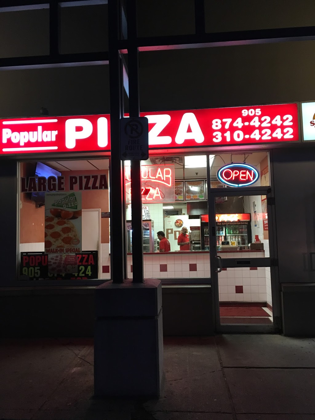 Popular Pizza | 2200 Martin Grove Rd, Etobicoke, ON M9V 5H9, Canada | Phone: (905) 874-4242