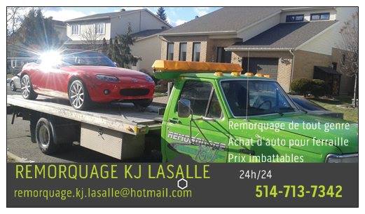 REMORQUAGE KJ LASALLE | 10 63e Av, LaSalle, QC H8P 3C4, Canada | Phone: (514) 713-7342