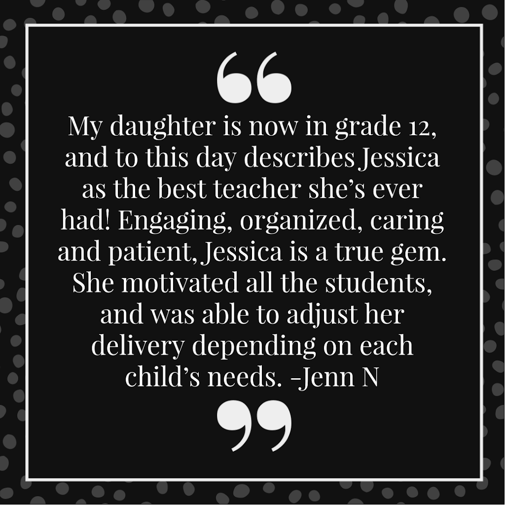 Jessica’s Tailored Tutoring | 1435 Farrow Cresent, Innisfil, ON L9S 4R7, Canada | Phone: (705) 717-4213