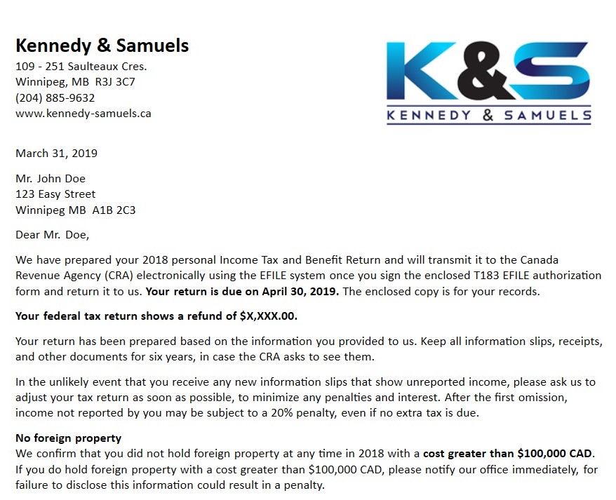 Kennedy & Samuels Accounting and Income Tax | 251 Saulteaux Crescent #109, Winnipeg, MB R3J 3C7, Canada | Phone: (204) 885-9632