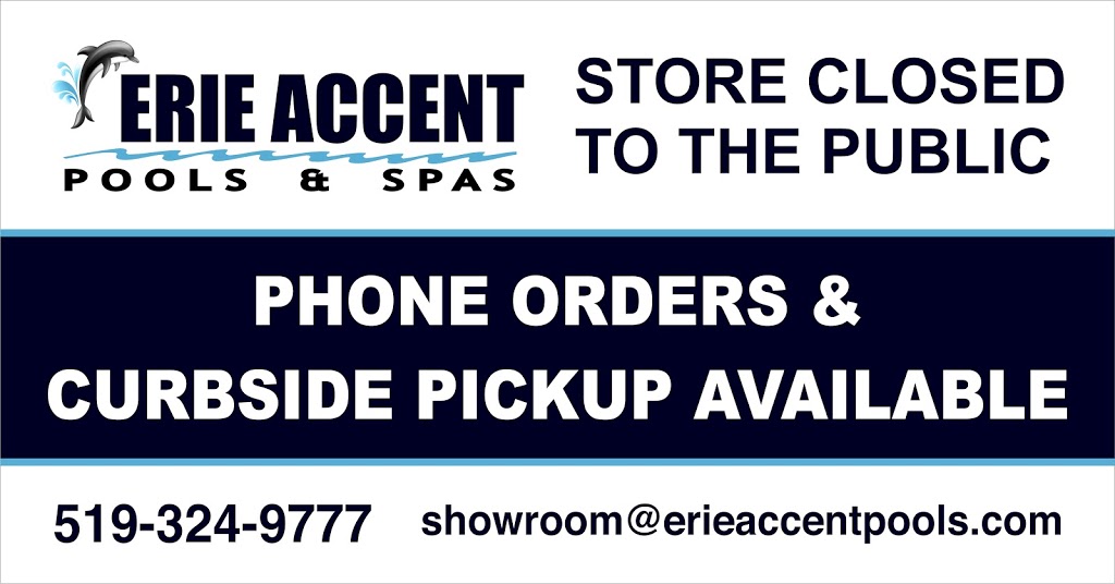 Erie Accent Pools & Spas Inc. | 147 Oak St W, Leamington, ON N8H 2B8, Canada | Phone: (519) 324-9777