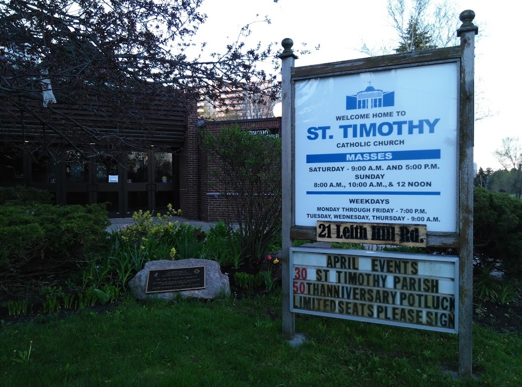 St. Timothys | 21 Leith Hill Rd, North York, ON M2J 1Y9, Canada | Phone: (416) 494-6526