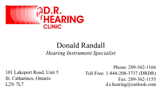 HearingLife (formerly D.R. Hearing) | 101 Lakeport Rd #5, St. Catharines, ON L2N 7L7, Canada | Phone: (855) 781-1162