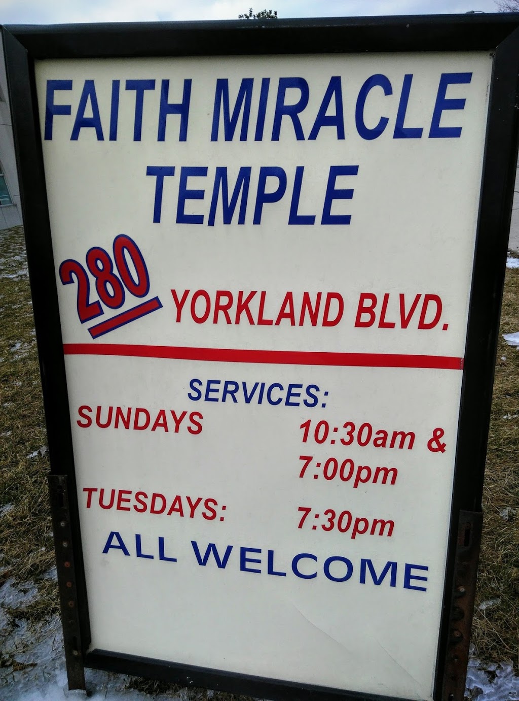 Faith Miracle Temple of Toronto | New Location:, 2 Nobert Rd, Scarborough, ON M1T 1C1, Canada | Phone: (647) 846-8229