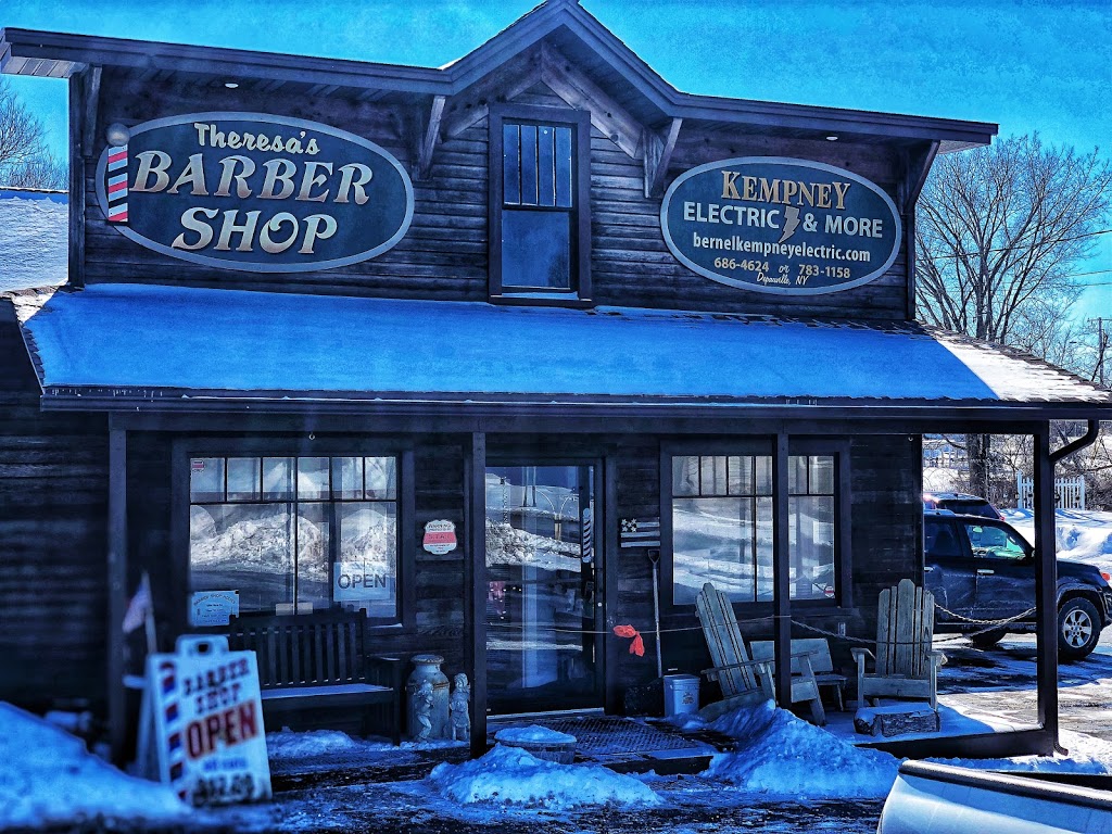 Theresas Barber Shop | 32562 County Rd 179, Depauville, NY 13632, USA | Phone: (315) 686-4188