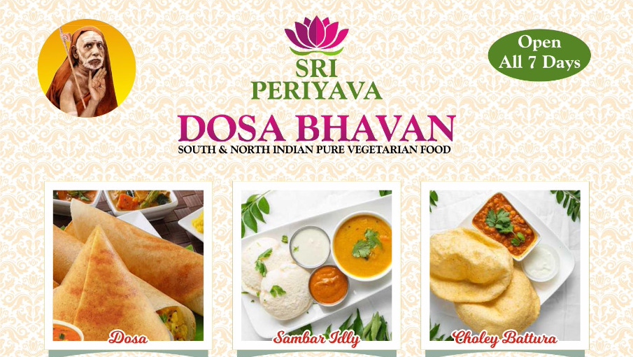 Sri Periyava Dosa Bhavan | 8556 120 St #106, Surrey, BC V3W 3N5, Canada | Phone: (604) 597-3835