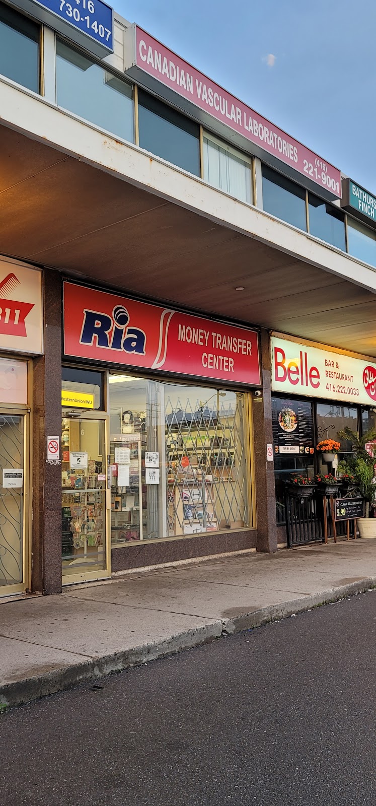 RIA MONEY TRANSFER | 4949 Bathurst St Unit 6, Toronto, ON M2R 1Y1, Canada | Phone: (647) 748-8800