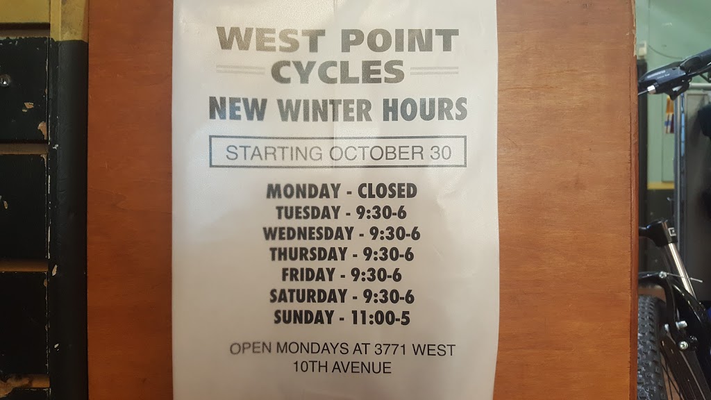 West Point Cycles | 6069 West Boulevard, Vancouver, BC V6M 3X2, Canada | Phone: (604) 263-7587