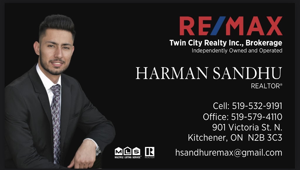 Harman Sandhu Realtor @ReMax TwinCity Realty Inc. | 754 Spitfire St, Woodstock, ON N4T 0B1, Canada | Phone: (519) 532-9191