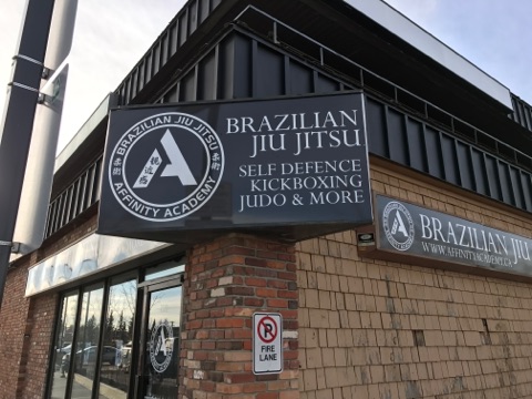 Affinity Academy: Brazilian Jiu Jitsu, Kickboxing & Fitness | 5403 Crowchild Trail NW #129, Calgary, AB T3B 4Z1, Canada | Phone: (403) 805-6793
