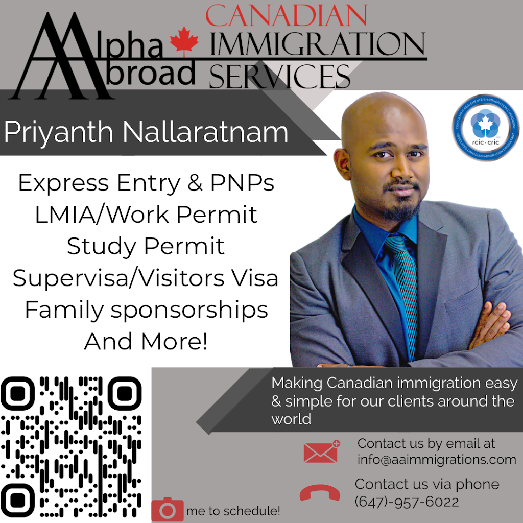 Alpha Abroad Canadian Immigration Services Inc | 4544 Sheppard Ave E Unit 231, Scarborough, ON M1S 1V2, Canada | Phone: (647) 957-6022