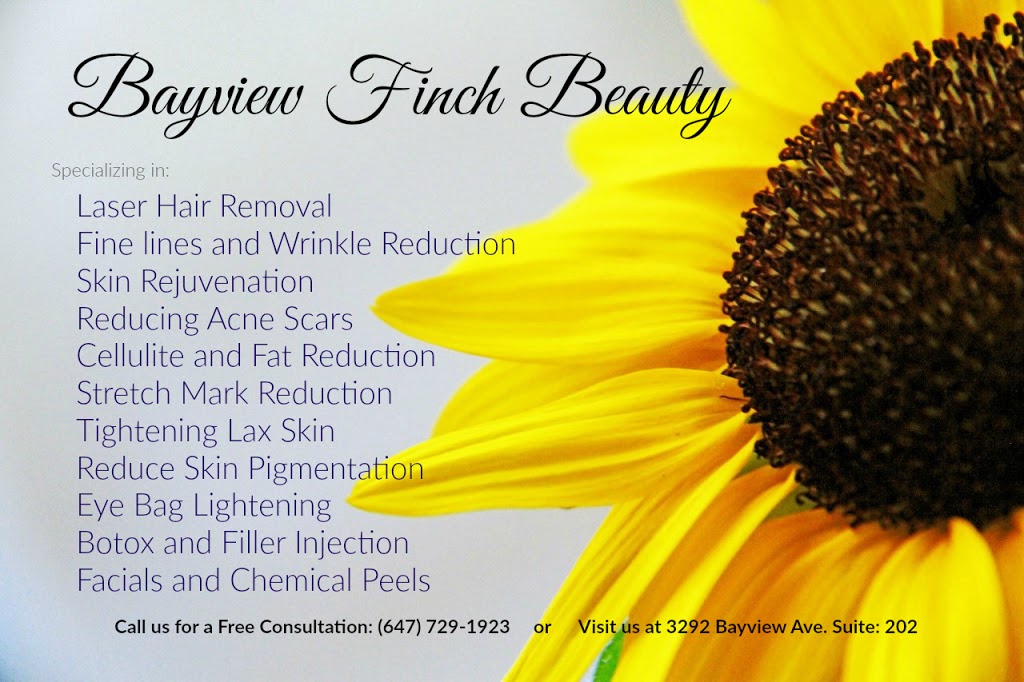 Bayview Finch Beauty | 3292 Bayview Ave Suite 202, North York, ON M2M 4J5, Canada | Phone: (647) 637-3732