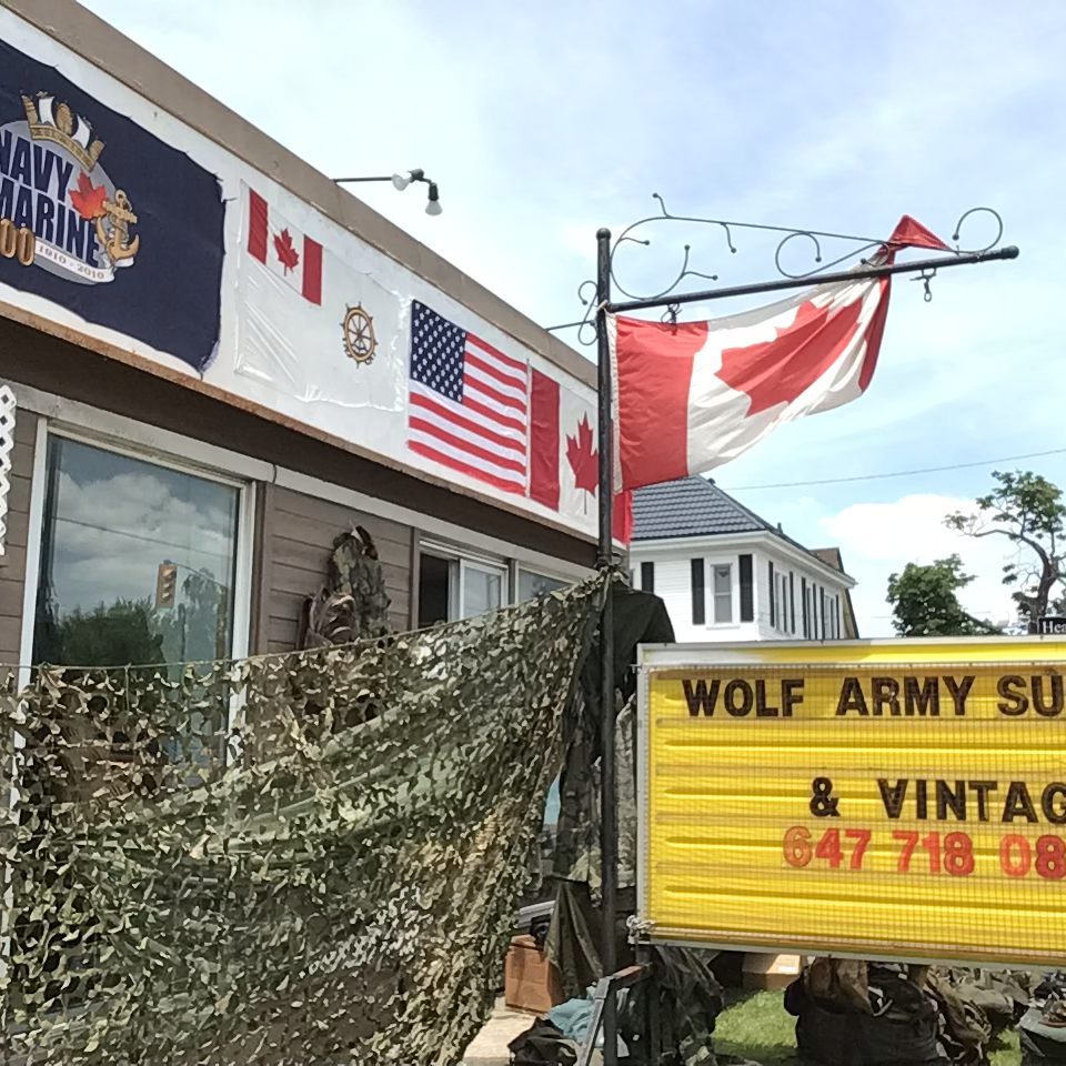 Wolf Army Surplus & Vintage Store | 5237 Victoria Ave, Niagara Falls, ON L2E 4E6, Canada | Phone: (647) 718-0897