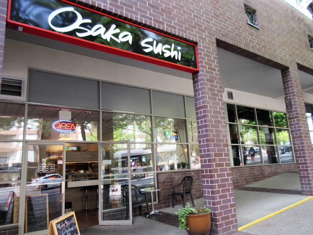 Osaka Sushi | 1361 Burrard St, Vancouver, BC V6Z 1Z7, Canada | Phone: (604) 677-2677