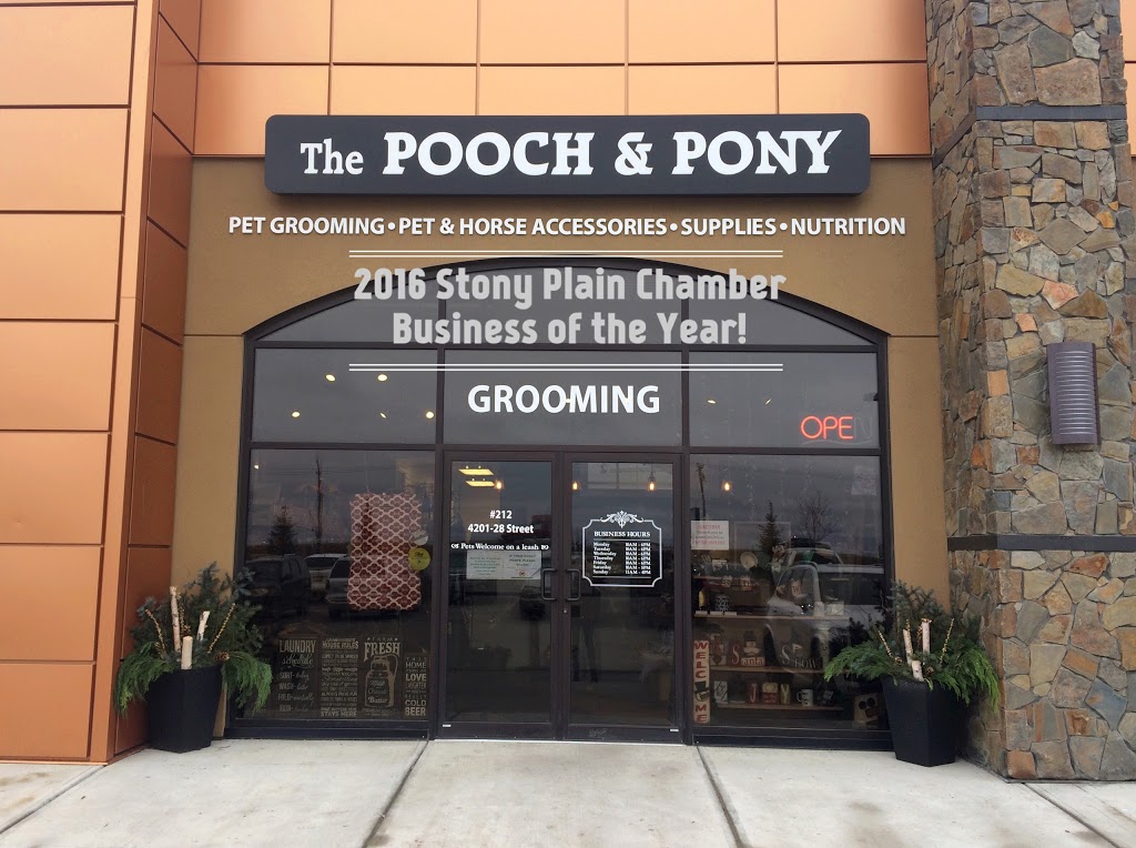 The Pooch and Pony Pet & Horse Boutique and Grooming Salon | 4201 28th St #212, Stony Plain, AB T7Z 0K3, Canada | Phone: (780) 963-2119