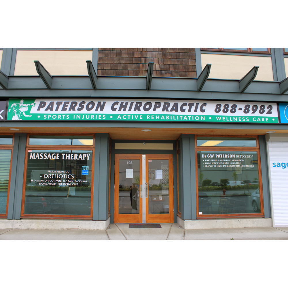 Paterson Chiropractic & Sports Injury Clinic | 9292 200 St #103, Langley City, BC V1M 3A6, Canada | Phone: (604) 888-8982