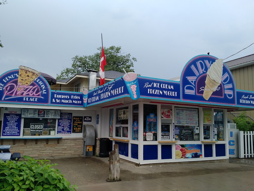 The Dairy Dip and Pizza Place | 76 Main St W, Grand Bend, ON N0M 1T0, Canada | Phone: (519) 238-7492